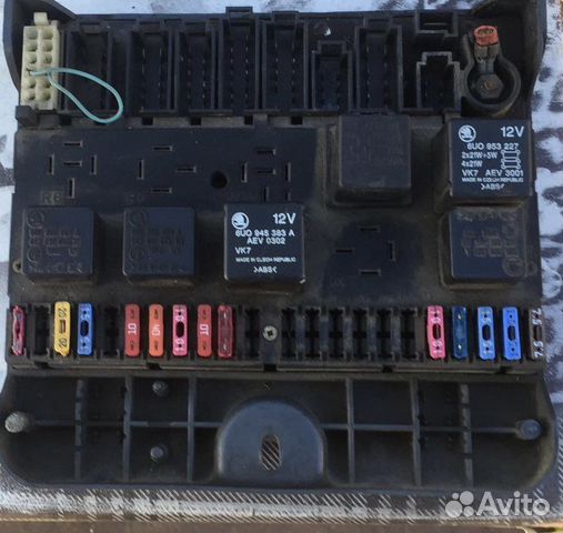 Блок предохранителей skoda felicia