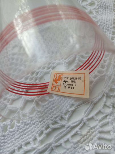 Стаканы из СССР, тонкое стекло