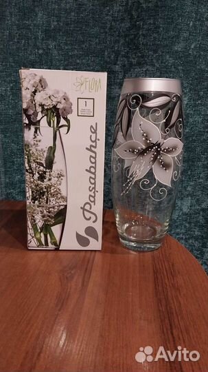 Ваза для цветов/ручная роспись