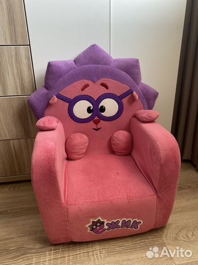 Детское кресло мягкое Ежик