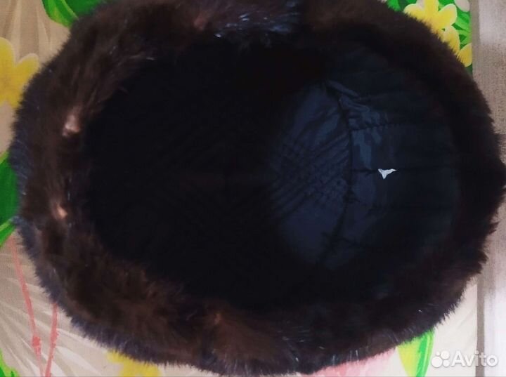 Норковая шапка мужская