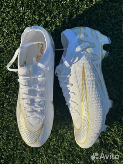 Бутсы Nike mercurial air zoom white pattern