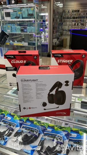 Игровая гарнитура HyperX Cloud Flight, Беспроводня