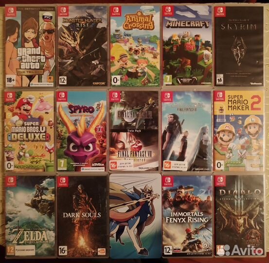 Игры Nintendo switch