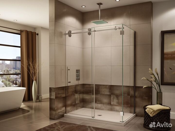 Ограждения для душа в ванной