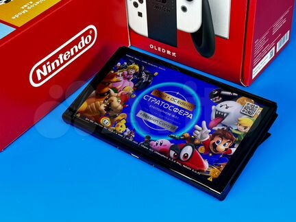 New прошитая Nintendo Switch Oled 576GB с играми