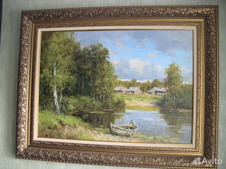 Авторские картины маслом на холсте Багет