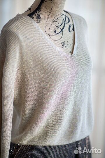 Роскошный свитер/блуза из вискозы Brusnika оригина