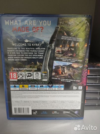 Farcry 4 ps4 оригинальный новый запечатанный