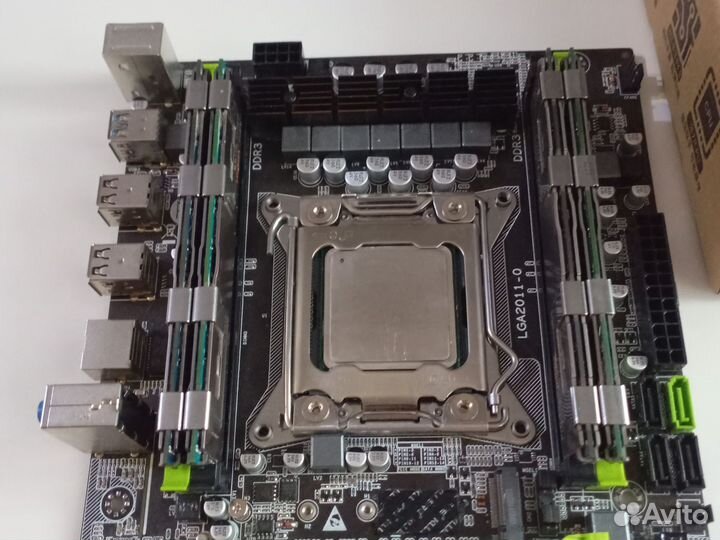 Материнская плата x79 e5 2640 16 gb