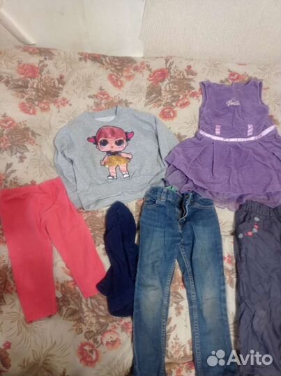 Большой пакет вещей на девочку 3-4 лет