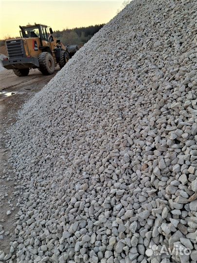 Щебень известняковый