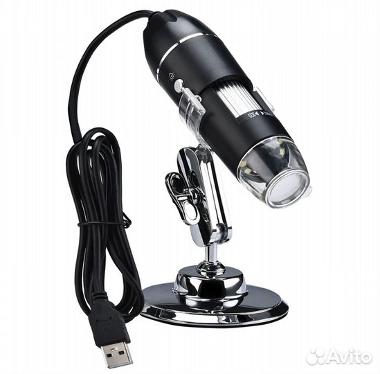 Микроскоп цифровой с подсветкой, увеличение 1600Х