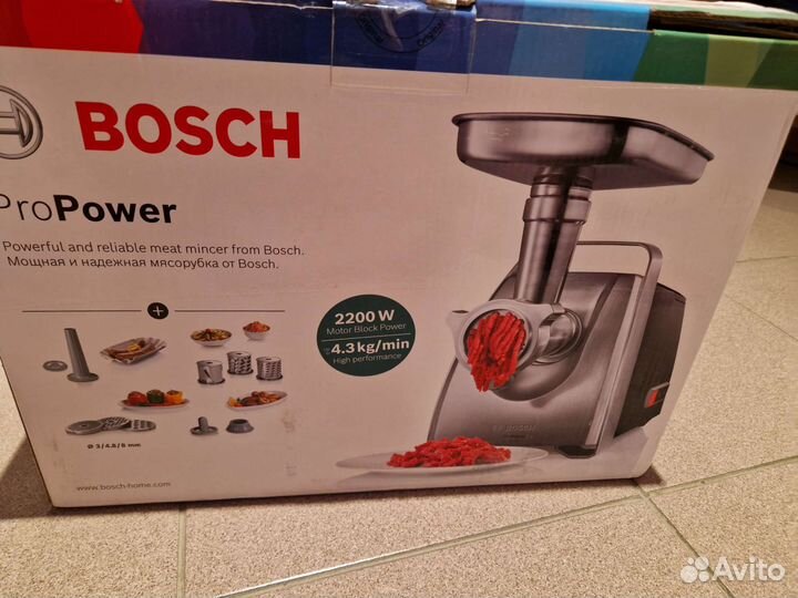 Новая Мясорубка Bosch Propower MFW68640