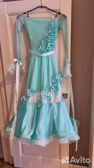 Платье для бальных танцев юниоры 1 стандарт