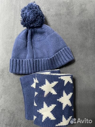 Комплект шапка и шарф next 2-3 года