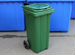 Евроконтейнер мусорный 120 л зеленый