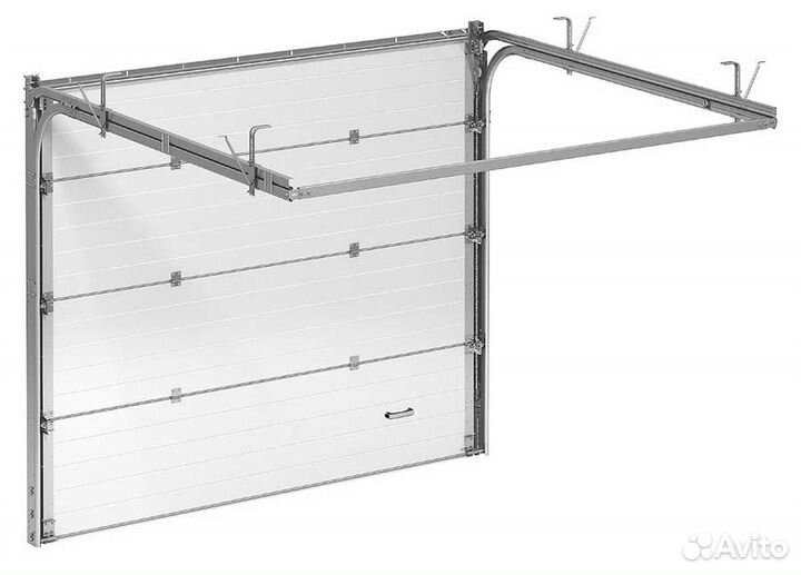 Секционные ворота бу