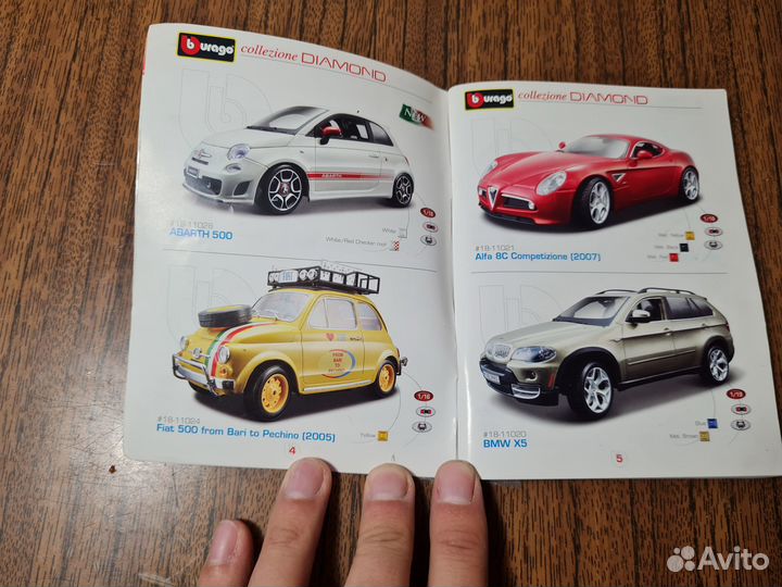 Bburago. Каталог. 2009 г. Модели машинок