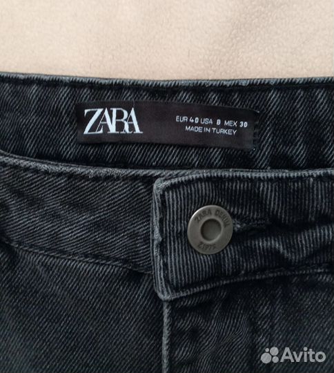 Джинсы Zara бананы 44,44-46