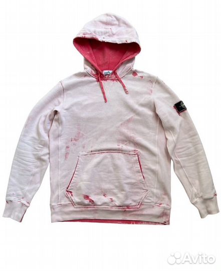 Stone island hand corrosion hoodie