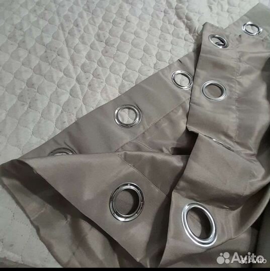 Штора на люверсах