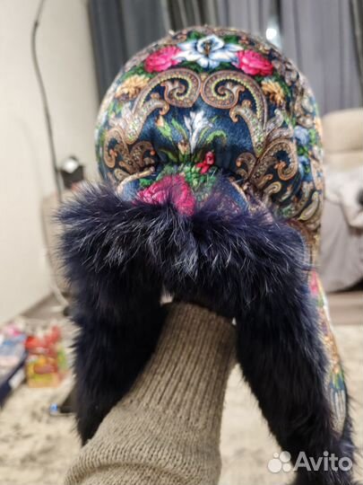 Шапка ушанка женская