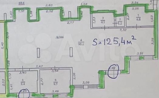 Свободного назначения, 125.4 м²