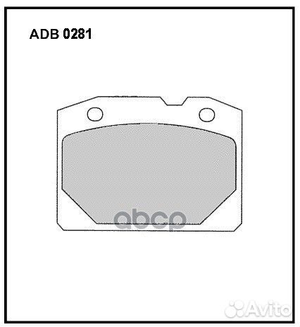 Колодки тормозные ваз 2101 передние Allied Nippon