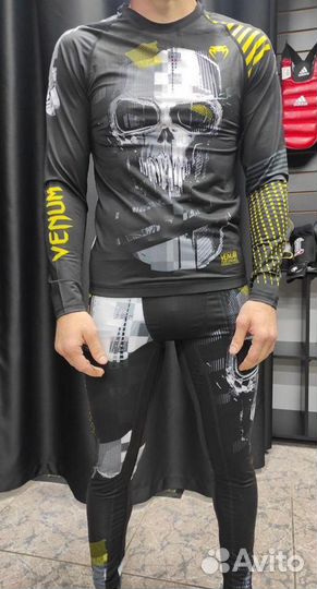Комплект: рашгард + компрессионные штаны venum