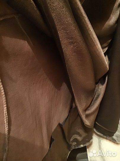 Шуба мутоновая с капюшоном