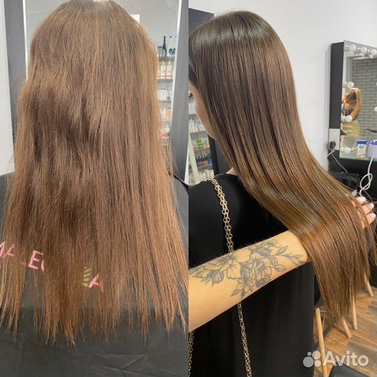 Кератин/Ботокс/нанопластика