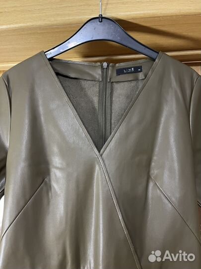 Платье Lime кожаное 40-42 размер