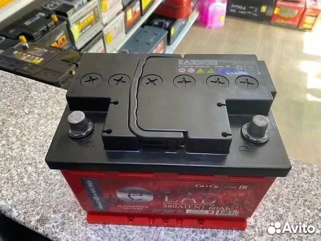 Аккумулятор автомобильный E-Lab 60Ah 580A