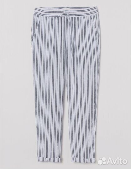 Брюки HM льняные новые S