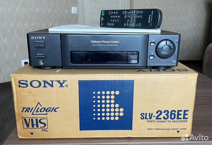 Видеомагнитофон sony slv-236Ее