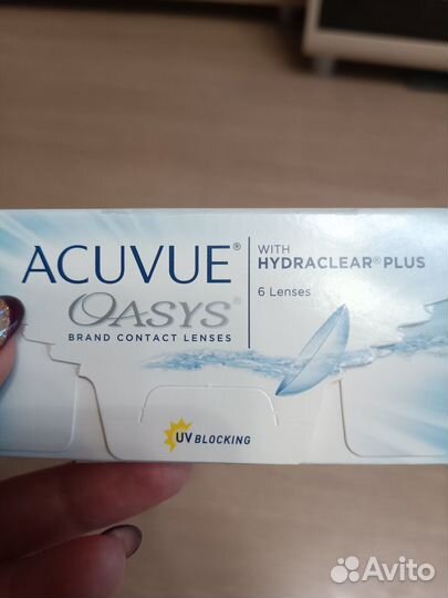 Линзы контактные acuvue oasys