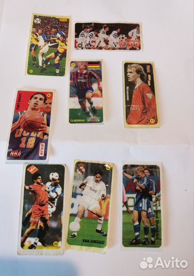 Наклейки от жвачек футбол, баскетбол