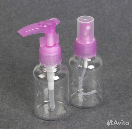 Бутылочки под антисептик опт, цвет микс