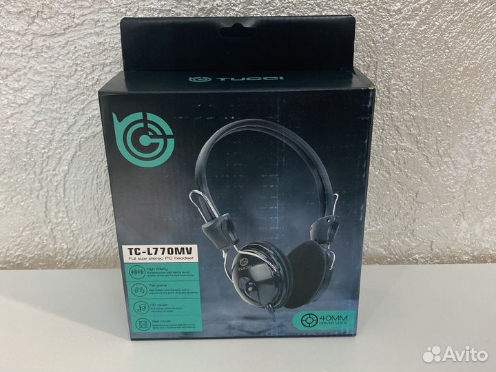 Проводные наушники TC-L770MV новые