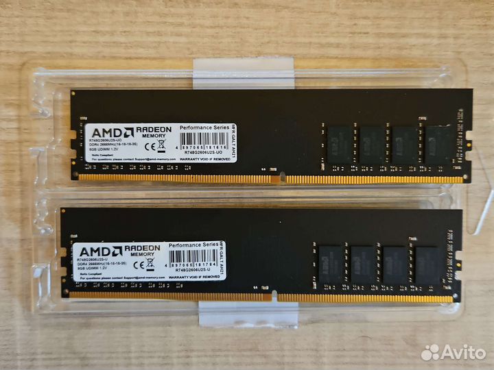 Оперативная память ddr4 2x8gb