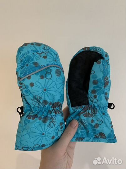 Варежки детские, размер м, 4-6 лет