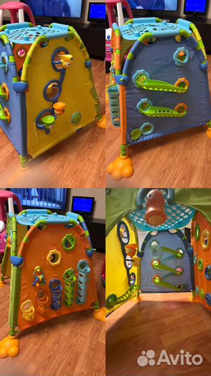 Машинка Little Tikes, игровой центр Bright starts