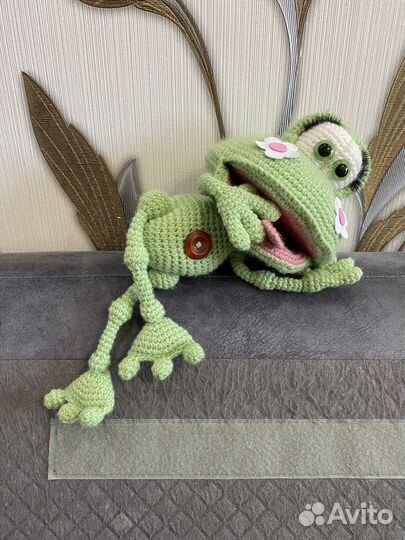 Лягушка ручная работа