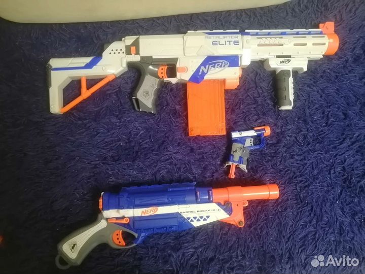 Nerf retaliator elite,Nerf barrel break ix-2, jolt