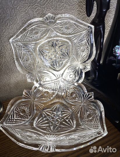 Ваза хрустальная
