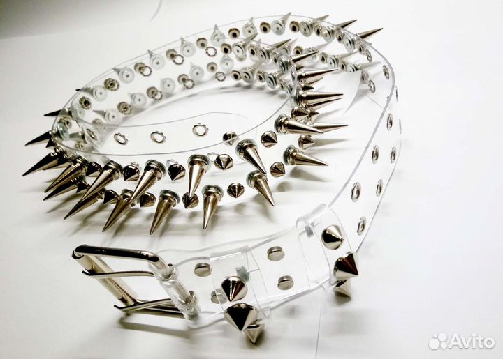 Ремень с шипами DIY