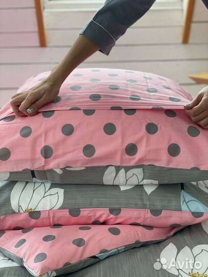 Белье постельное с пододеяльником