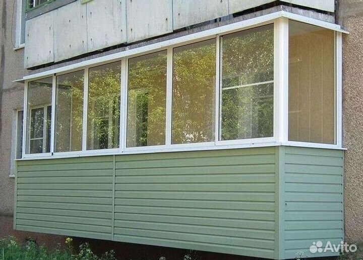 Остекление балкона и установка пластиковых окон