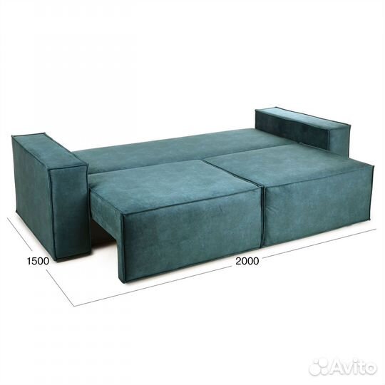 Диван кровать прямой Beneli лофт раскладной, с ящи